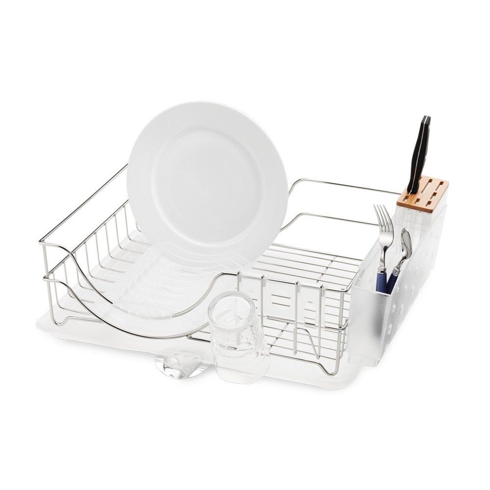 Simplehuman Bamboo Dish Rack Review — Best Dish Drainer Review