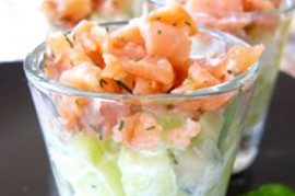 Easy verrine Recipes for Busy Moms - Apple and salmon Verrine for Busy Moms Apple and salmon Verrine for Busy Moms - Easy verrine Recipes for Busy Moms