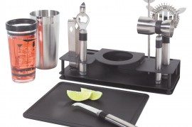 Cocktail Shaker and Bar Tool Set