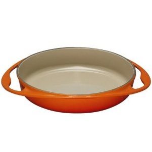 Le Creuset Enameled Cast-Iron 9-3/4-Inch Round Tarte Tatin Pan, Flame