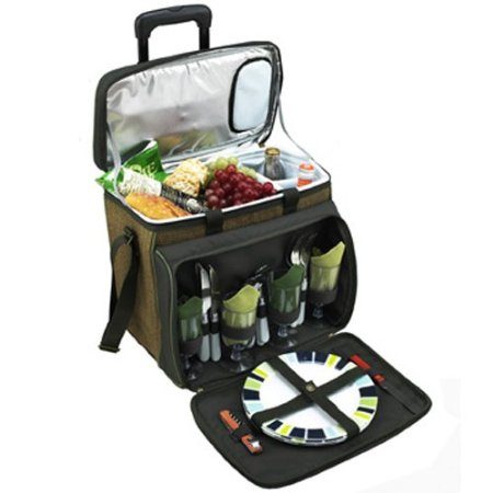 Picnic at Ascot Eco Picnic Cooler for 4 with Wheels