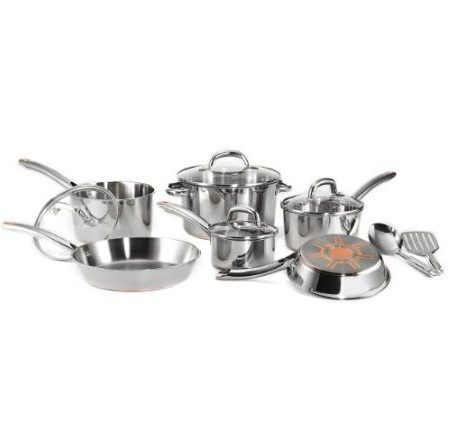 stainless steel cookware set for new settled kitchen