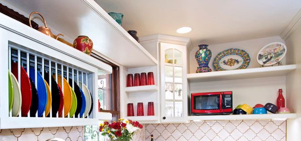 11 Clever Ways To Organize Your Stuff  Above kitchen cabinets, Kitchen  cabinet design, Upper kitchen cabinets