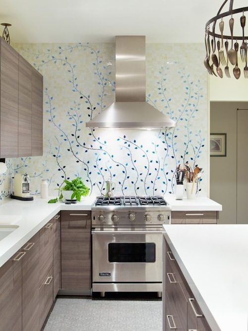 kitchen wallpaper designs contemporary backsplash decor
