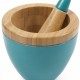 turquoise mortar pestle photo