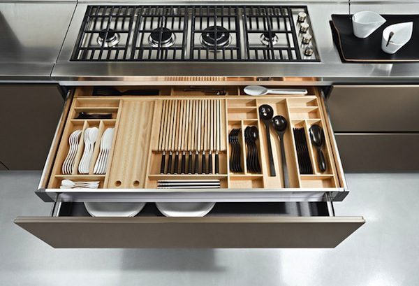 Kitchen Utensils Drawer Design Ideas