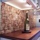 wine cork backsplash
