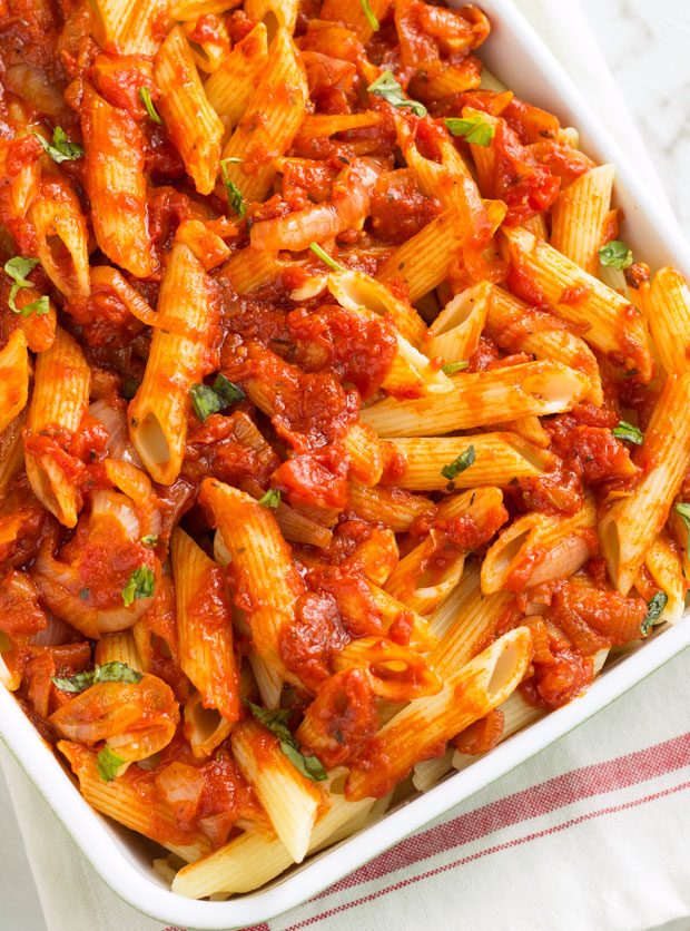 Tomato Basil Baked Penne Recipe Eatwell101