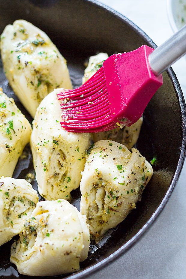 baked garlic Parmesan Puffs