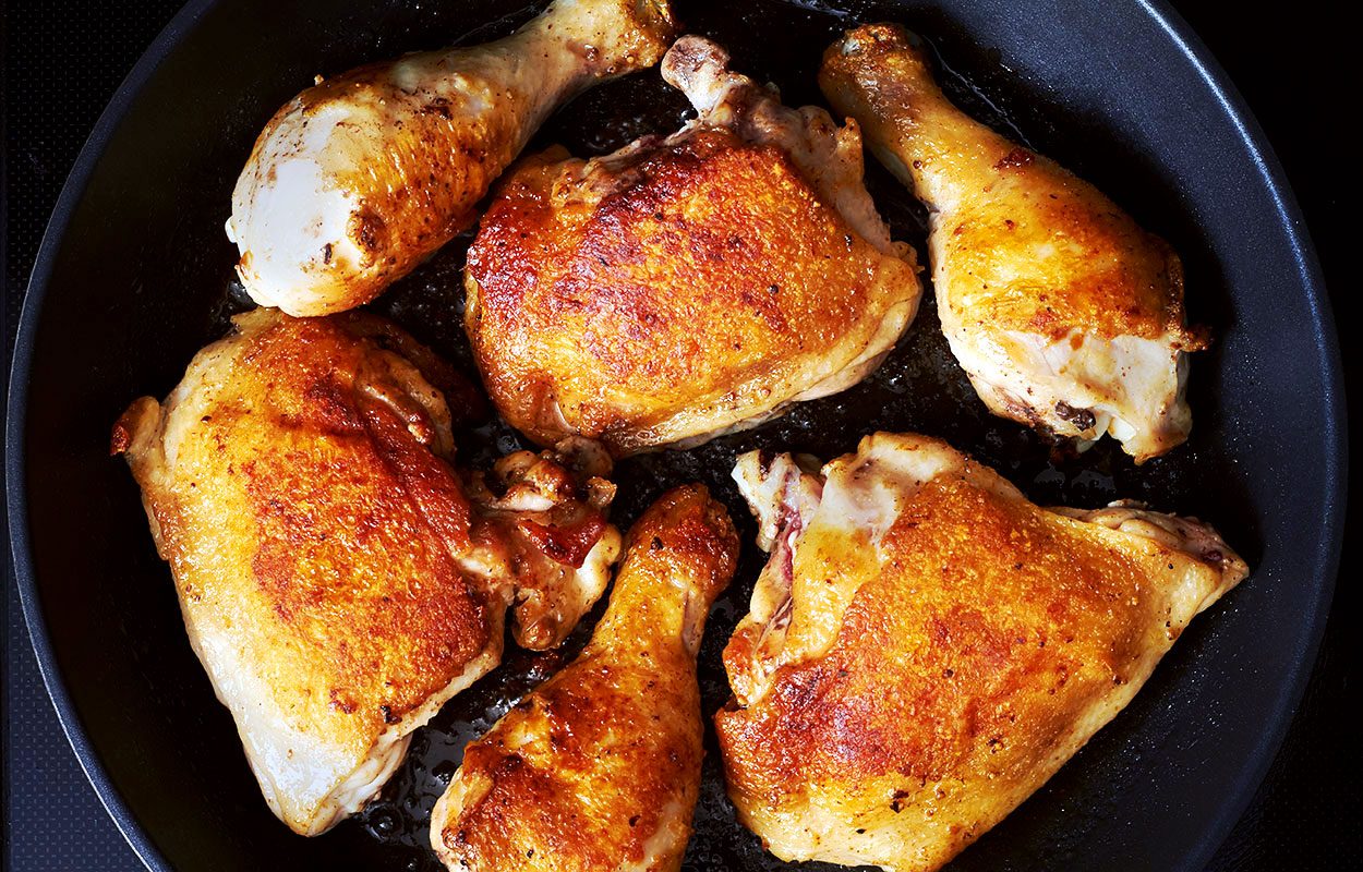Balsamic Honey Skillet Chicken Legs Recipe — Eatwell101