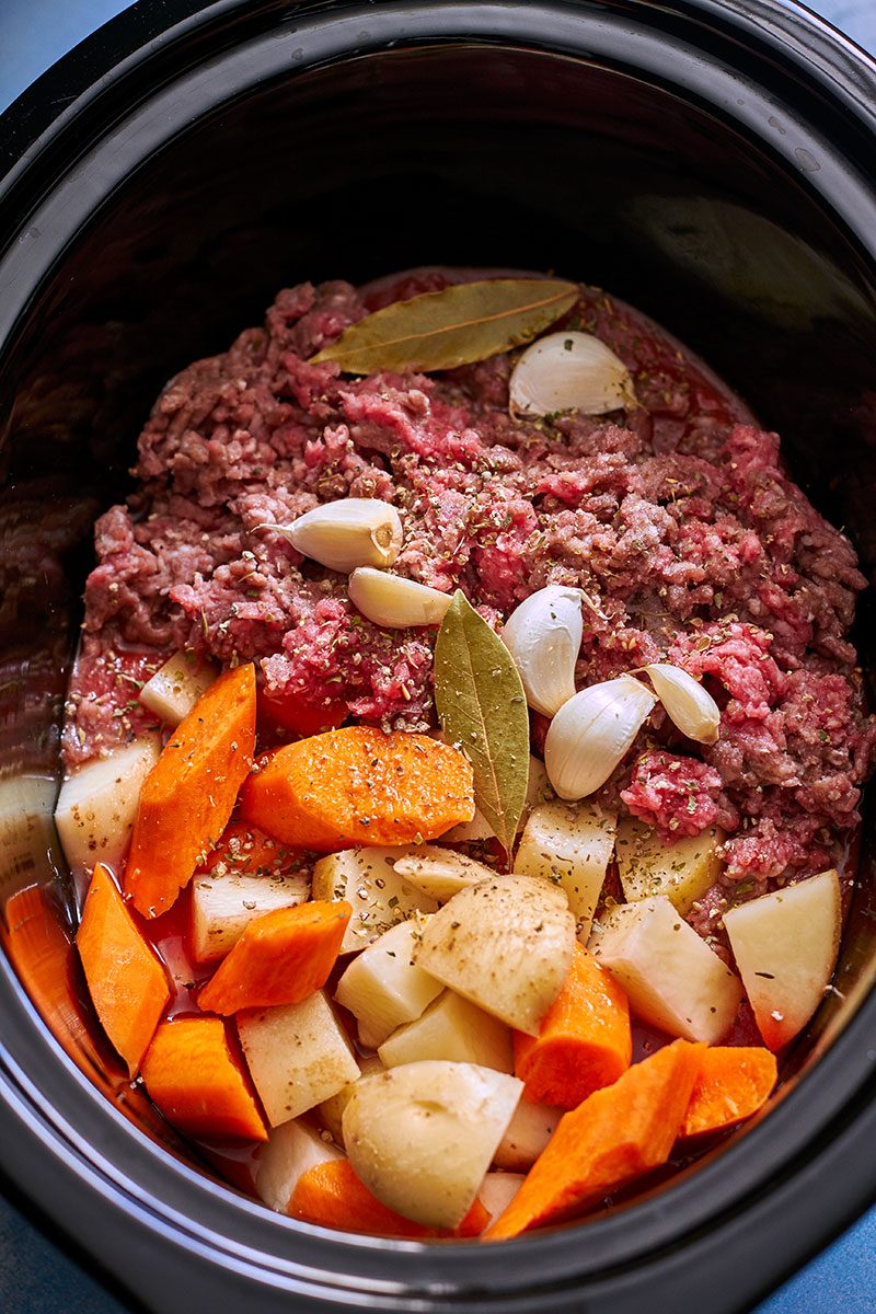 Crock Pot Ground Beef Stew Potato And Carrot Eatwell101