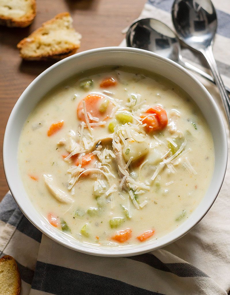 Slow Cooker Creamy Chicken And Parmesan Potato Soup Eatwell101 Slow Cooker Creamy Chicken And Parmesan Potato Soup Eatwell101