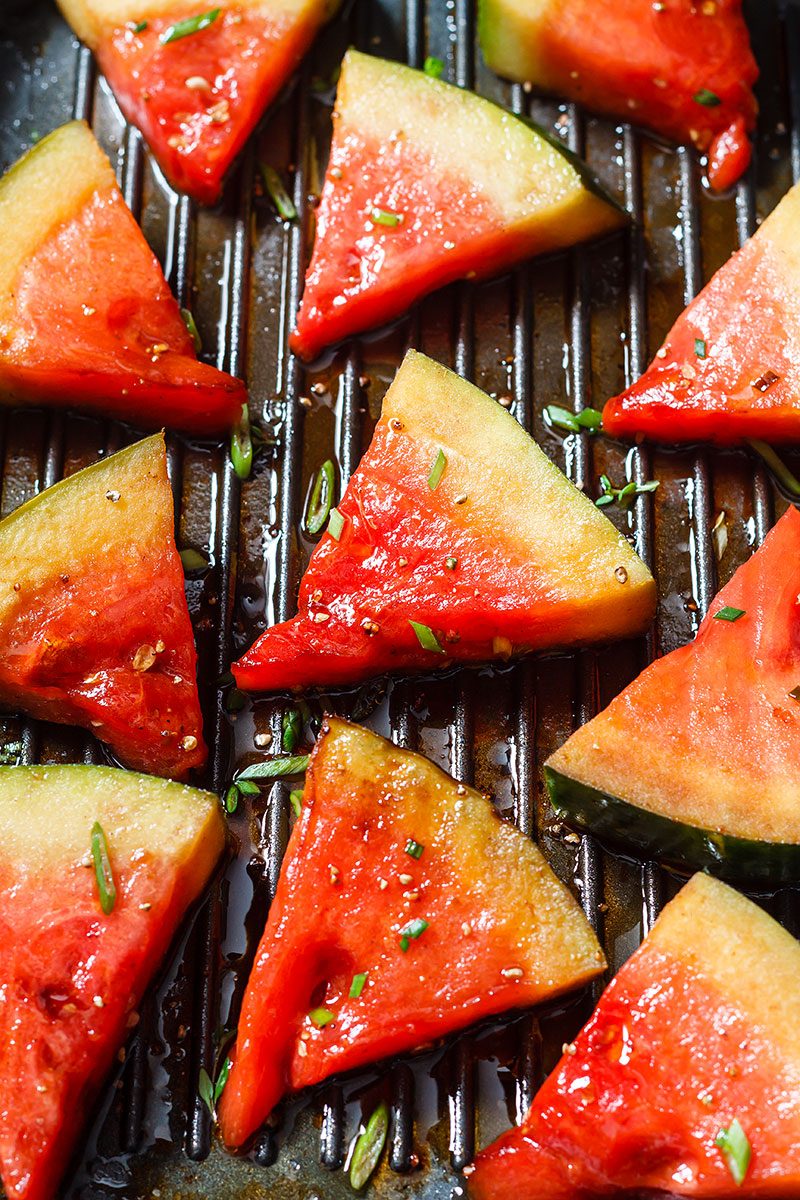Grilled Watermelon Recipe with Honey Balsamic Glaze ...