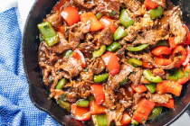 steak and peppers recipe