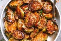 Parmesan Roasted Brussels Sprouts 1