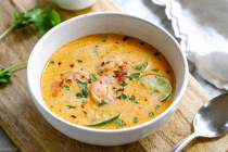 easy Thai Coconut Shrimp Soup