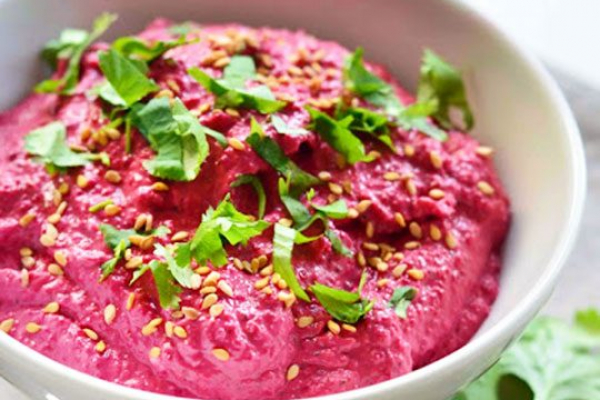 Beet and Goat Cheese Dip