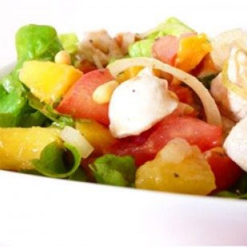 Chicken Salad Recipe Peaches and Cucumbers French chicken salad