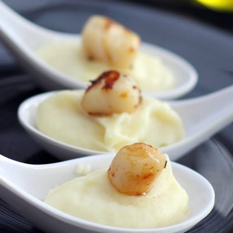Appetizer Spoons Recipe Seared Sea Scallops Appetizer Appetizers