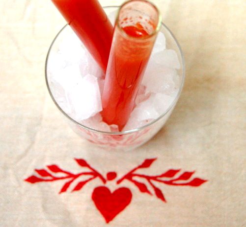 Bloody Strawberry Cocktail