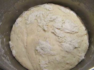 Baguettes Bread dough preparation photo