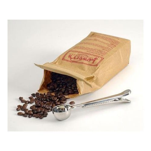 Coffee scoop with bag clip — kitchen gadgets