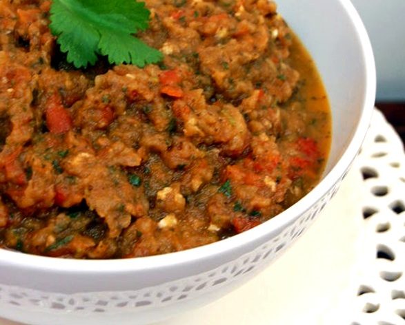 Easy Eggplant & Tomato Spread recipe for Busy Moms - Easy Eggplant salad Recipes for Busy Moms image