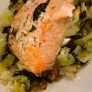Easy Healthy Salmon Recipes for Busy Moms -Easy  Salmon Fillets In Foil with Leeks for Busy Moms  thumbnail