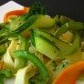 Easy fresh pasta Recipes ideas for Busy Moms - Fresh Pasta with Crunchy Vegetables Recipe thumbnail