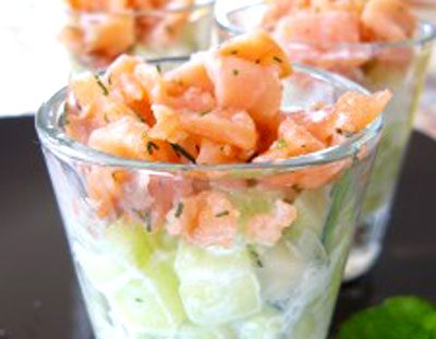 Apple and salmon Verrine for Busy Moms - Easy verrine Recipes for Busy Moms image