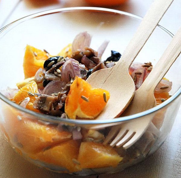 Orange Salad with Anchovies
