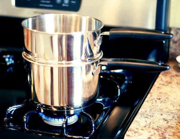 How to Make A Double Boiler - How to Set Up a Bain Marie - Homemade Double Boiler 