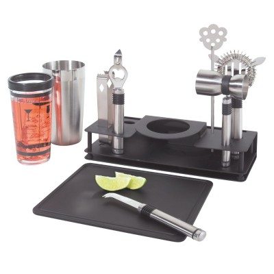 Cocktail Shaker and Bar Tool Set