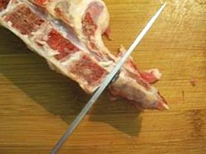 step by step roasted lamb rack - how to roast a rack of lamb image