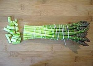 Methods for cooking asparagus spears asparagus preparation tips image
