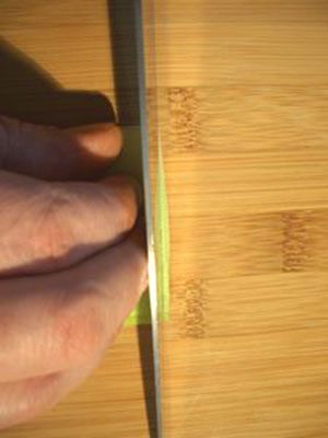 how to cut julienne of leeks image