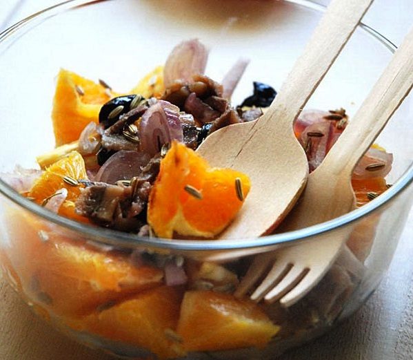 learn to cook Orange and Anchovies Salad for Weekend Dinner image