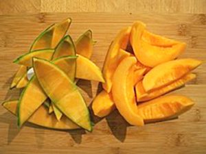 easy melon sorbet recipe ingredients image