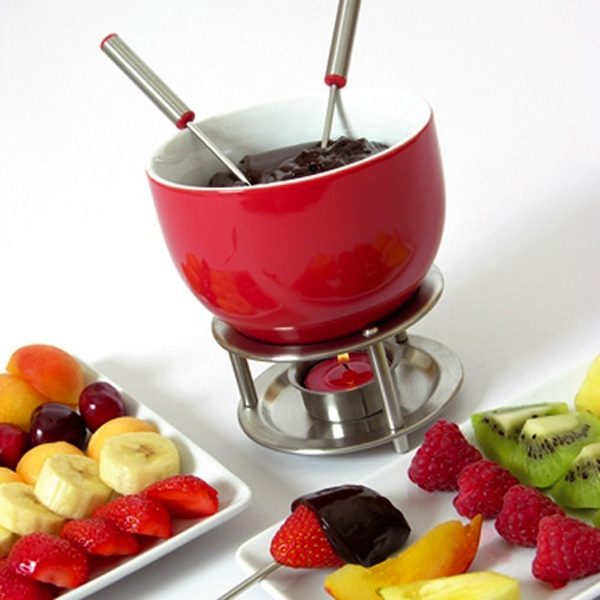 cheap chocolate fondue set image