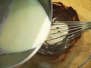 learn to make a chocolate sauce image