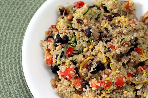 Fresh Quinoa salad easy summer picnic recipes image