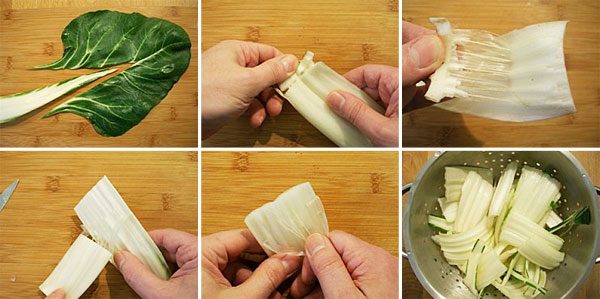 learn to cook swiss chards - swiss chards au gratin image