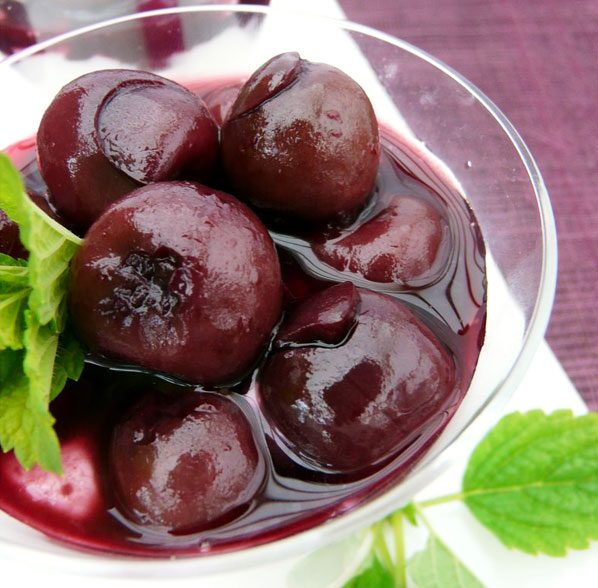 Red Wine Cherry Soup