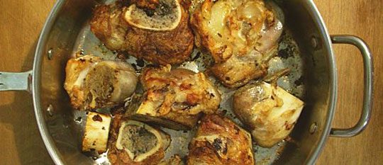 how to make a light brown veal stock