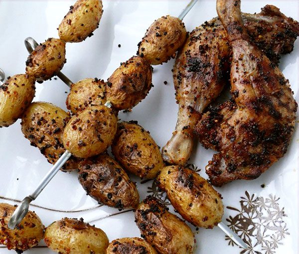 Duck Leg BBQ Recipe With Grilled Potato Skewers How To Make Duck Legs 