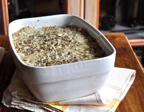 how to make a quinoa gratin
