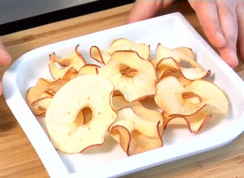 Healthy Apple Chips Snacking recipe image