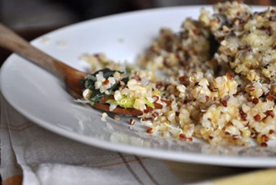 how to make a cheap leek and quinoa gratin