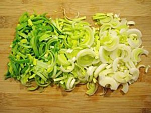 making vegetable stock image