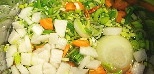 easy vegetable stock recipe image